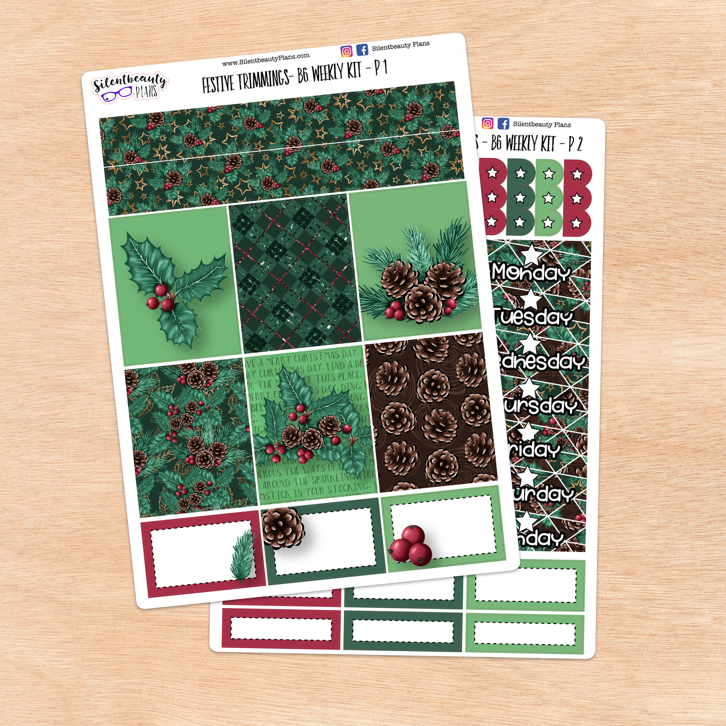 Festive Trimmings | B6 Mini Kit