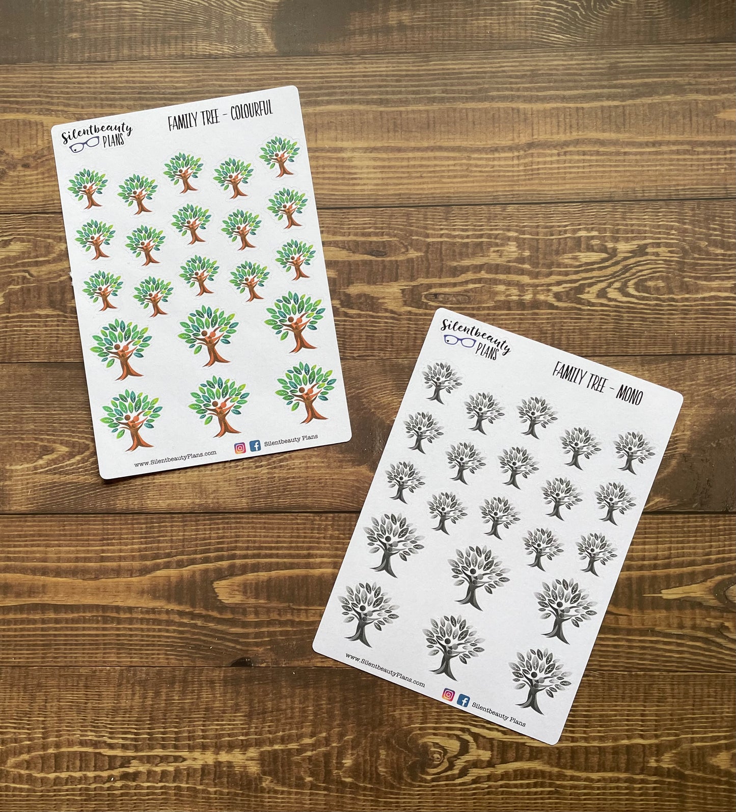 Family Tree Icon Stickers