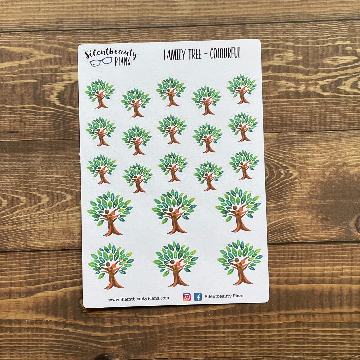 Family Tree Icon Stickers