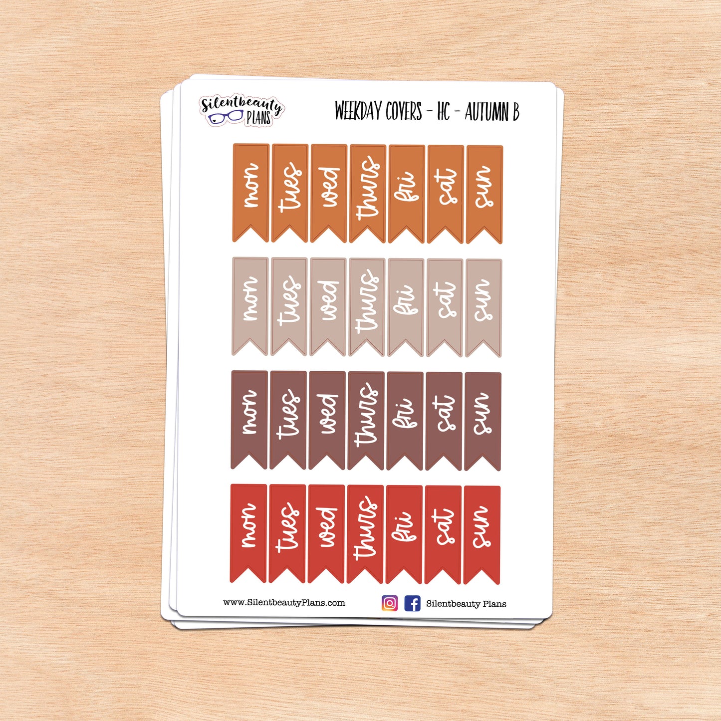 Solid Autumn Day Cover Flags | 3 Options