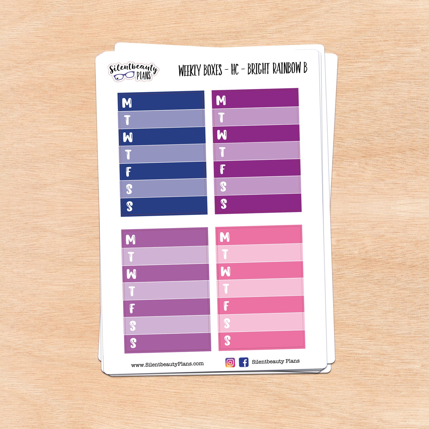 Bright Rainbow Weekly Boxes | 3 Options