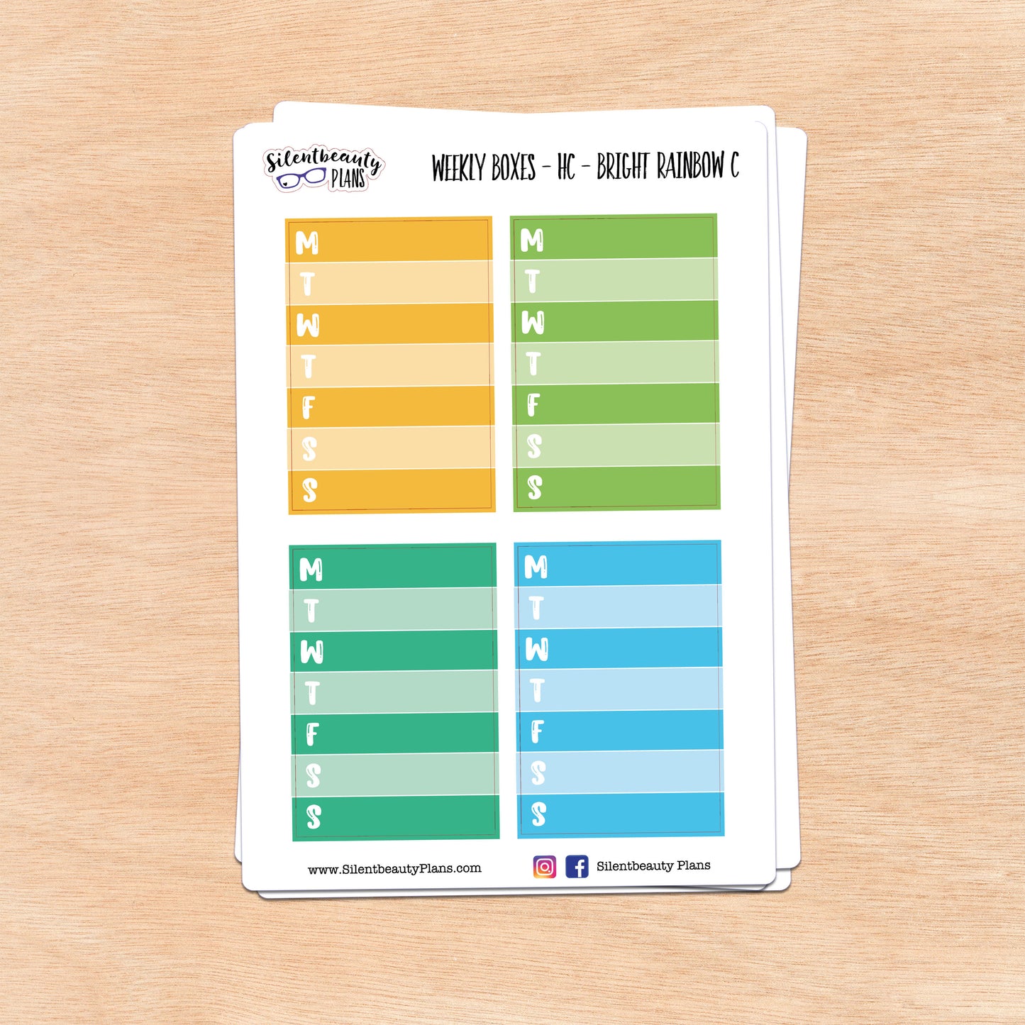 Bright Rainbow Weekly Boxes | 3 Options