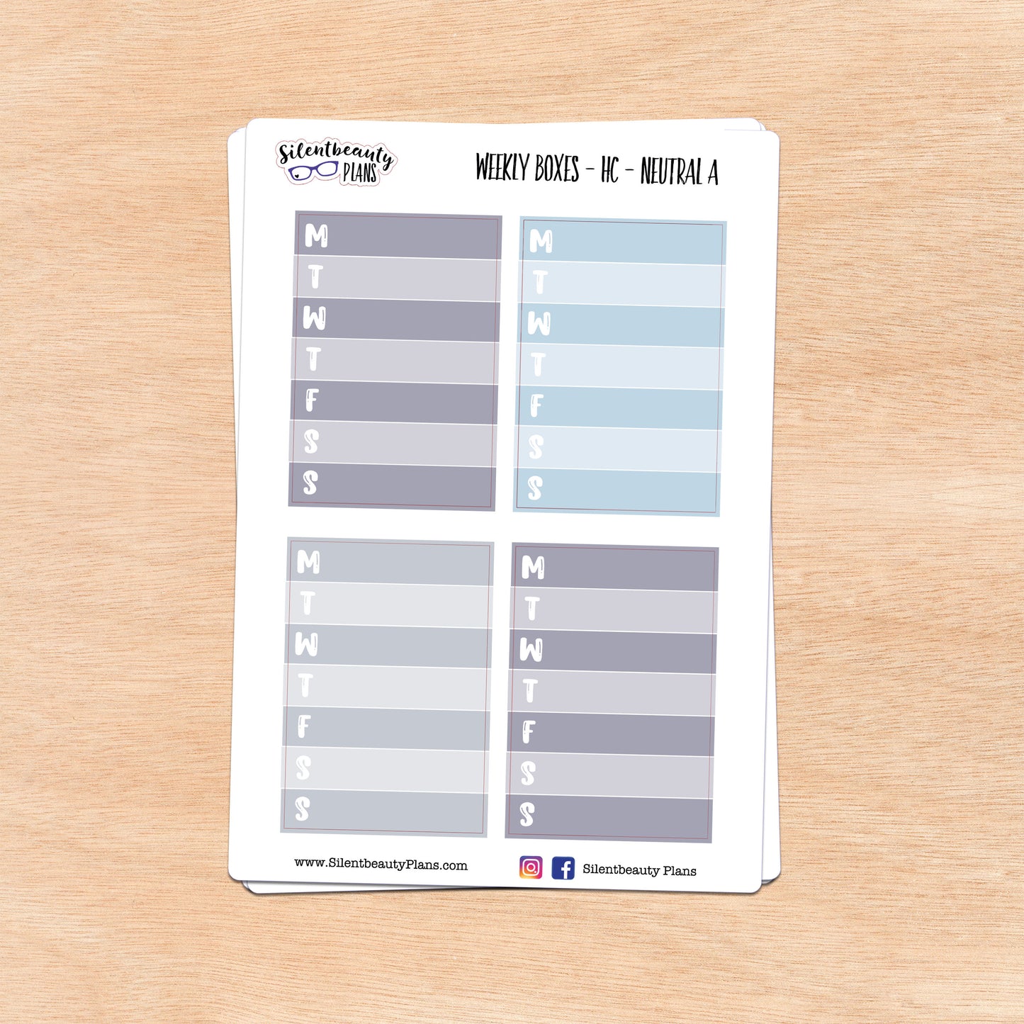 Neutral Weekly Boxes | 3 Options