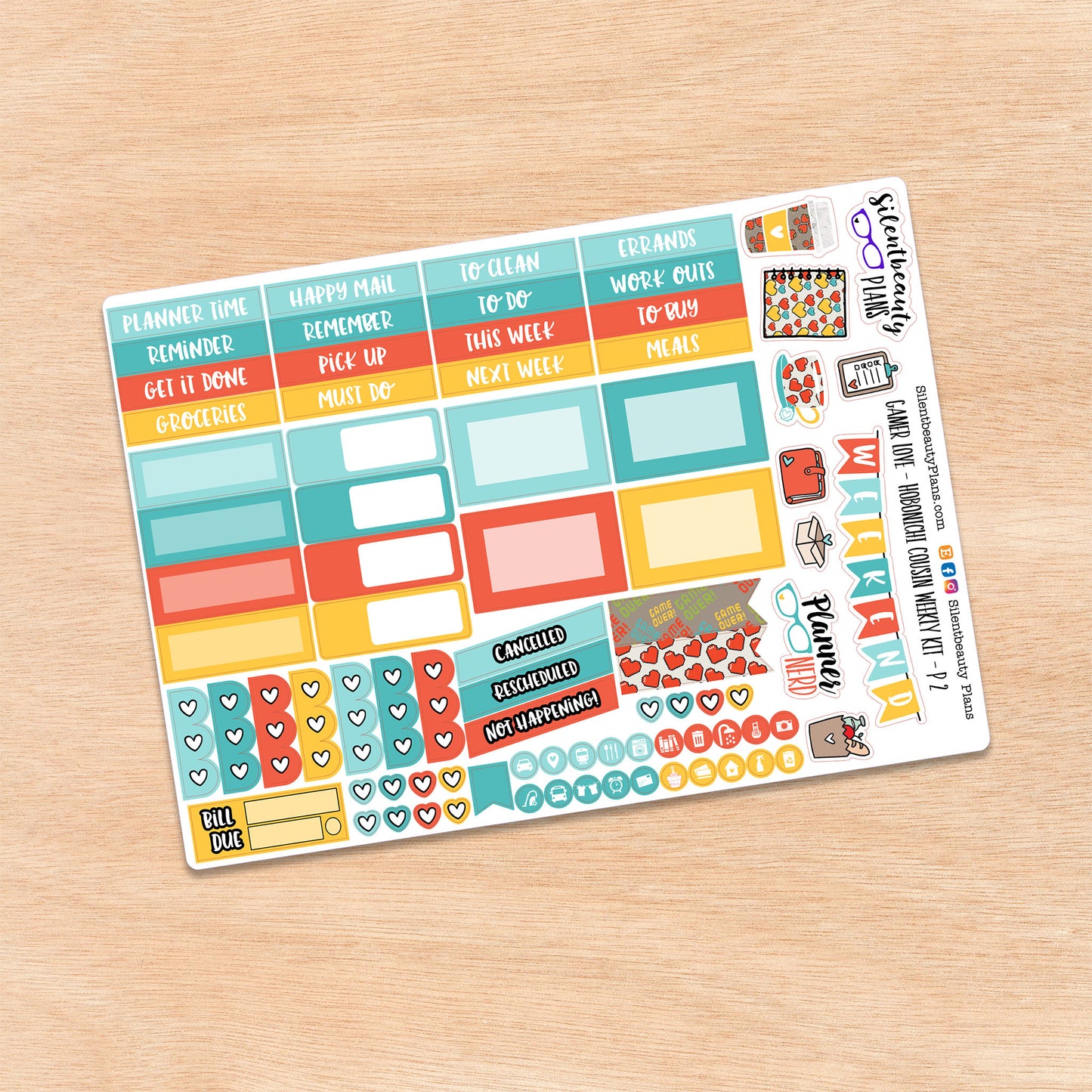 Gamer Love | Hobonichi Cousin