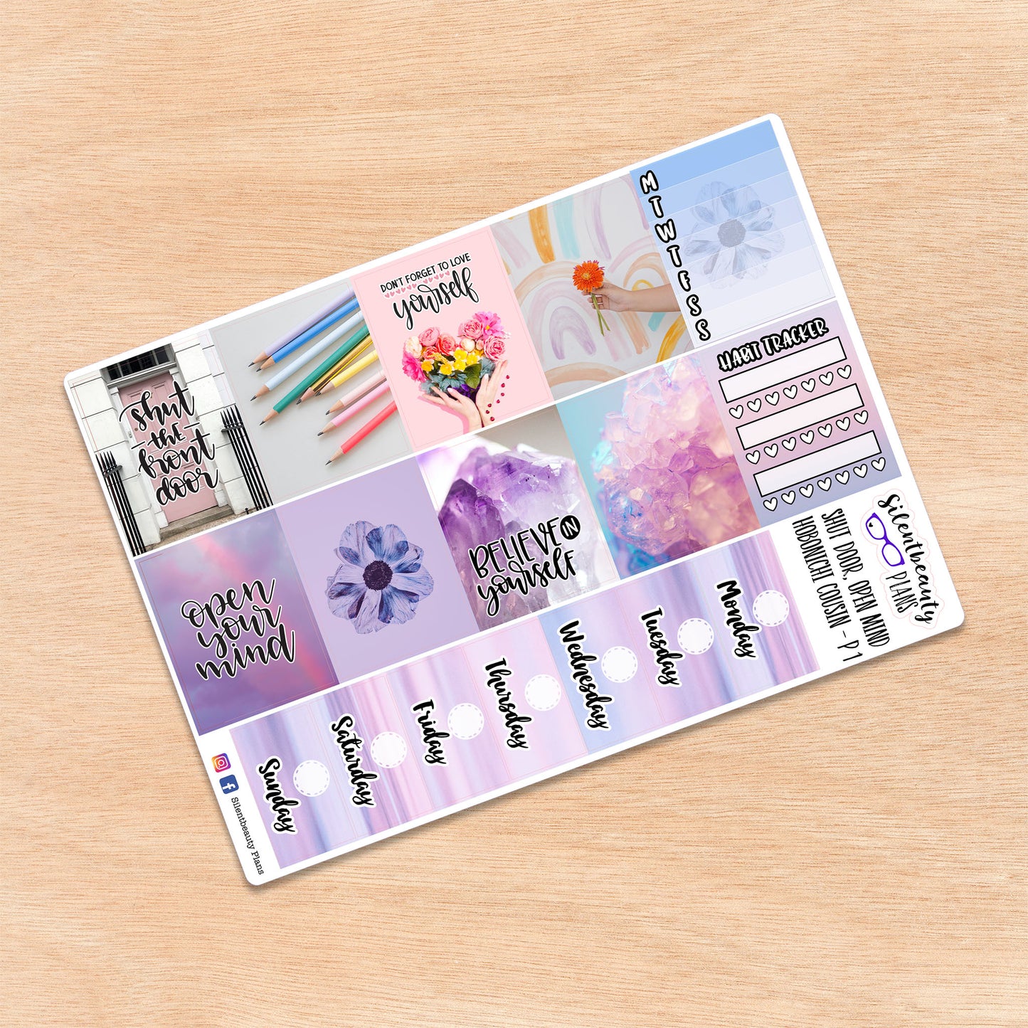 Shut Door Open Mind | Hobonichi Cousin