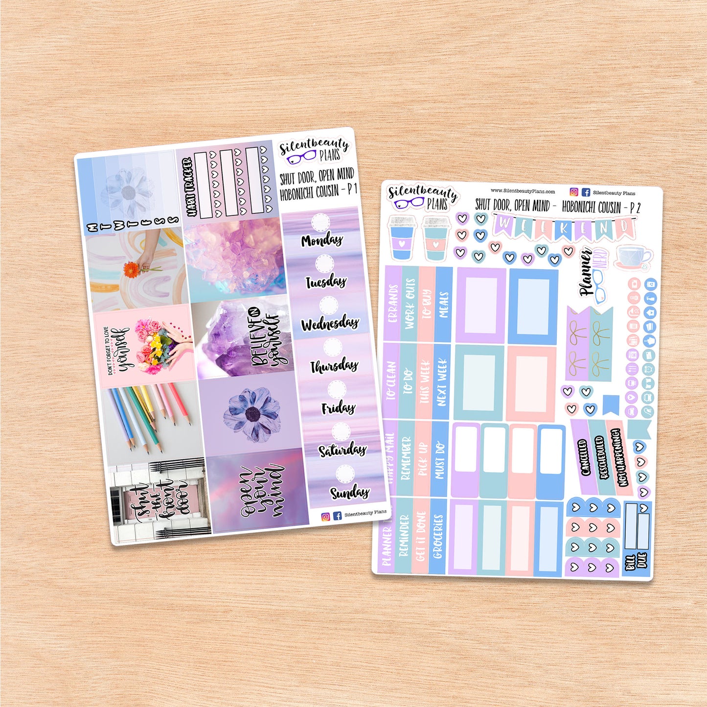 Shut Door Open Mind | Hobonichi Cousin