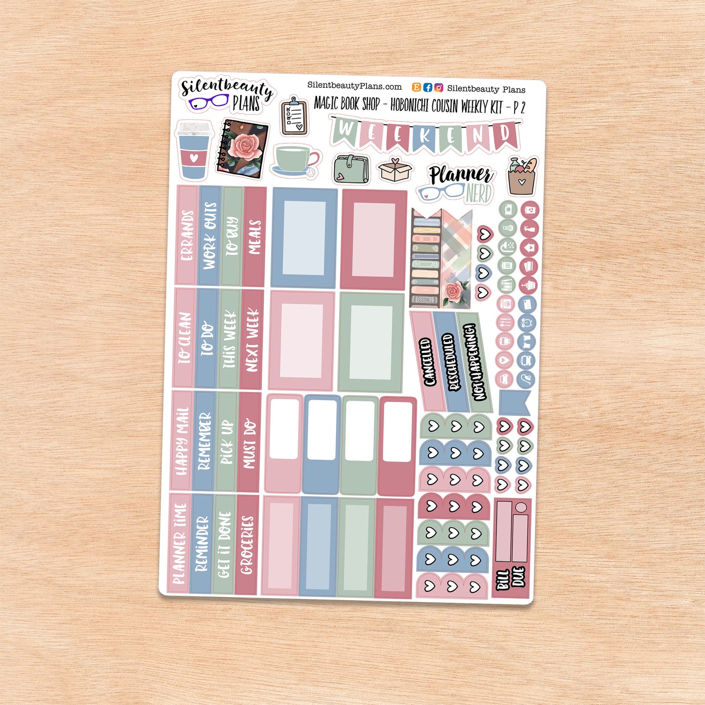 Magic Book Shop | Hobonichi Cousin