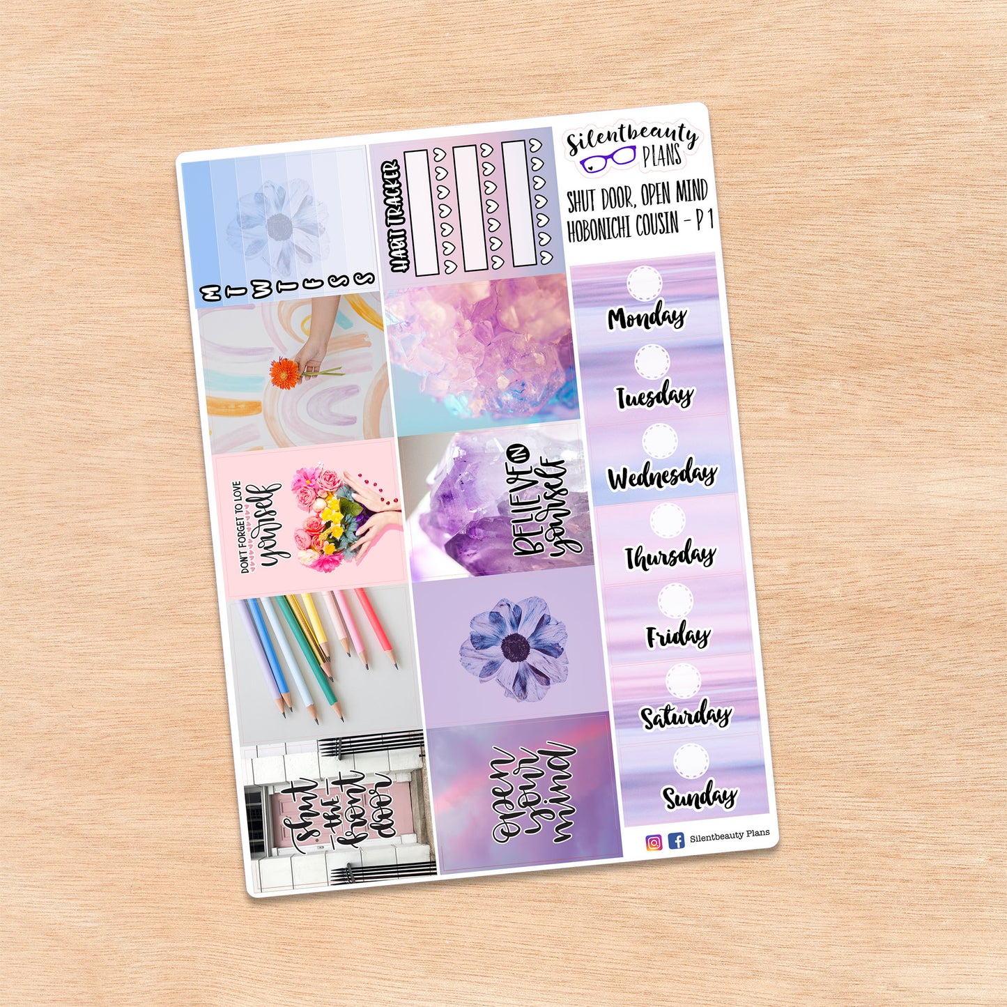 Shut Door Open Mind | Hobonichi Cousin