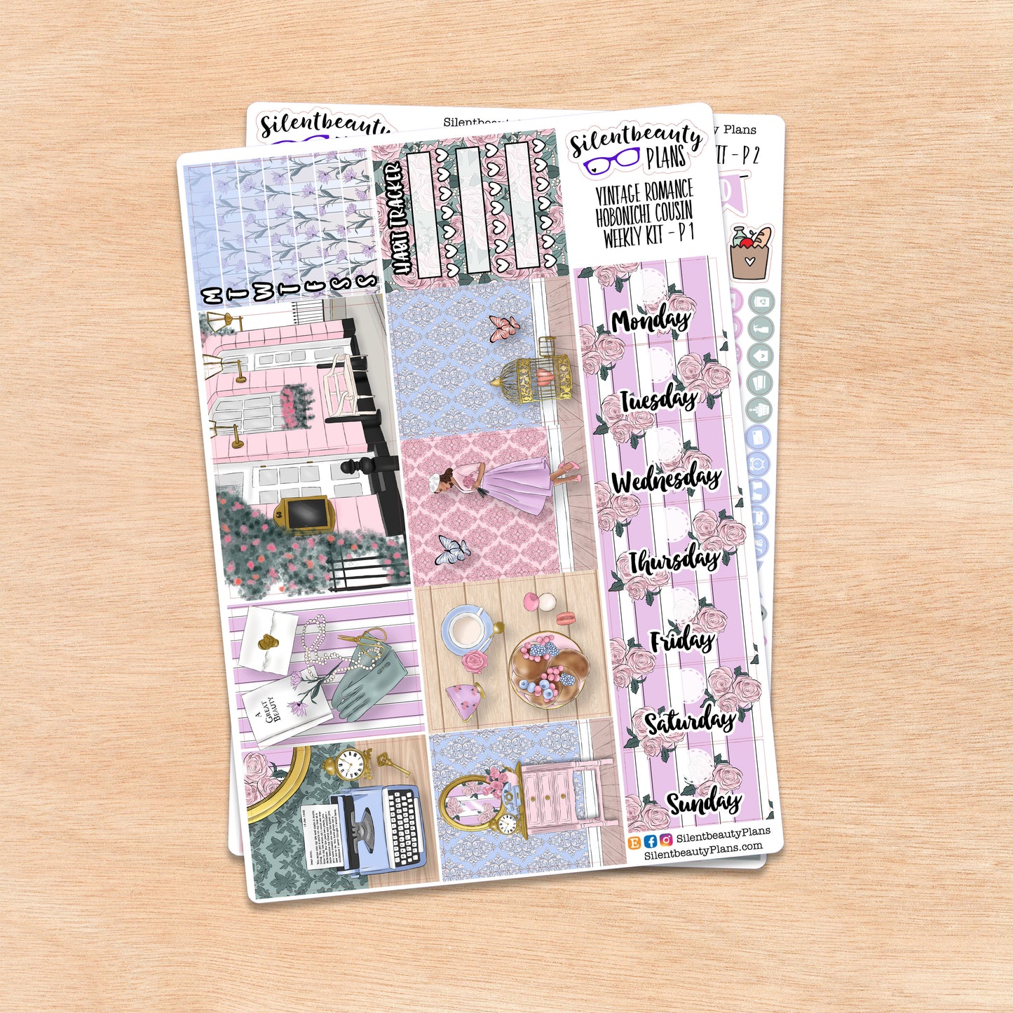 Vintage Romance | Hobonichi Cousin