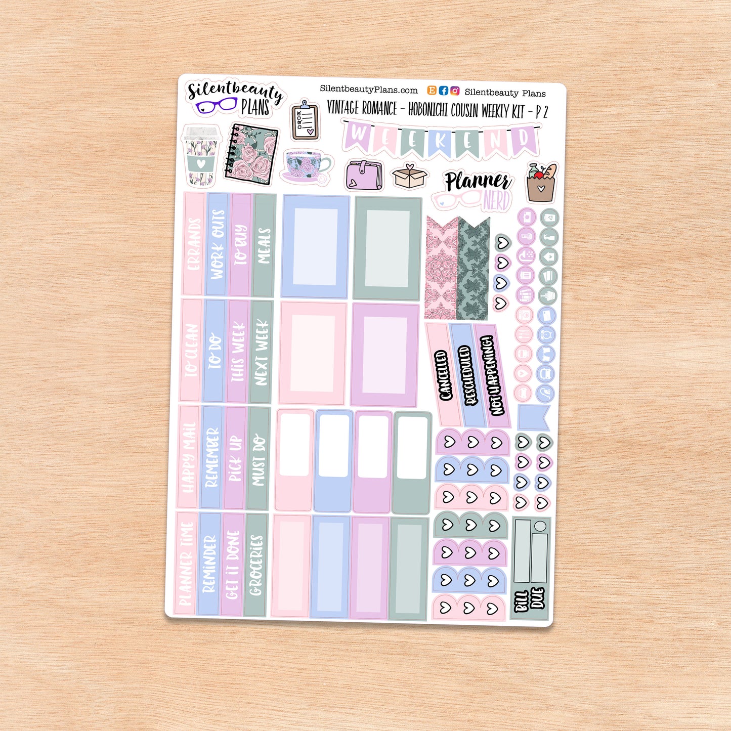 Vintage Romance | Hobonichi Cousin