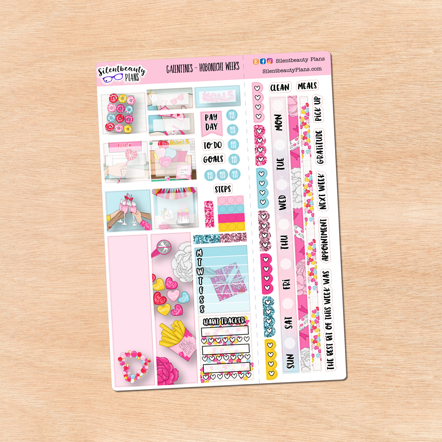 Galentines | Hobonichi Weeks