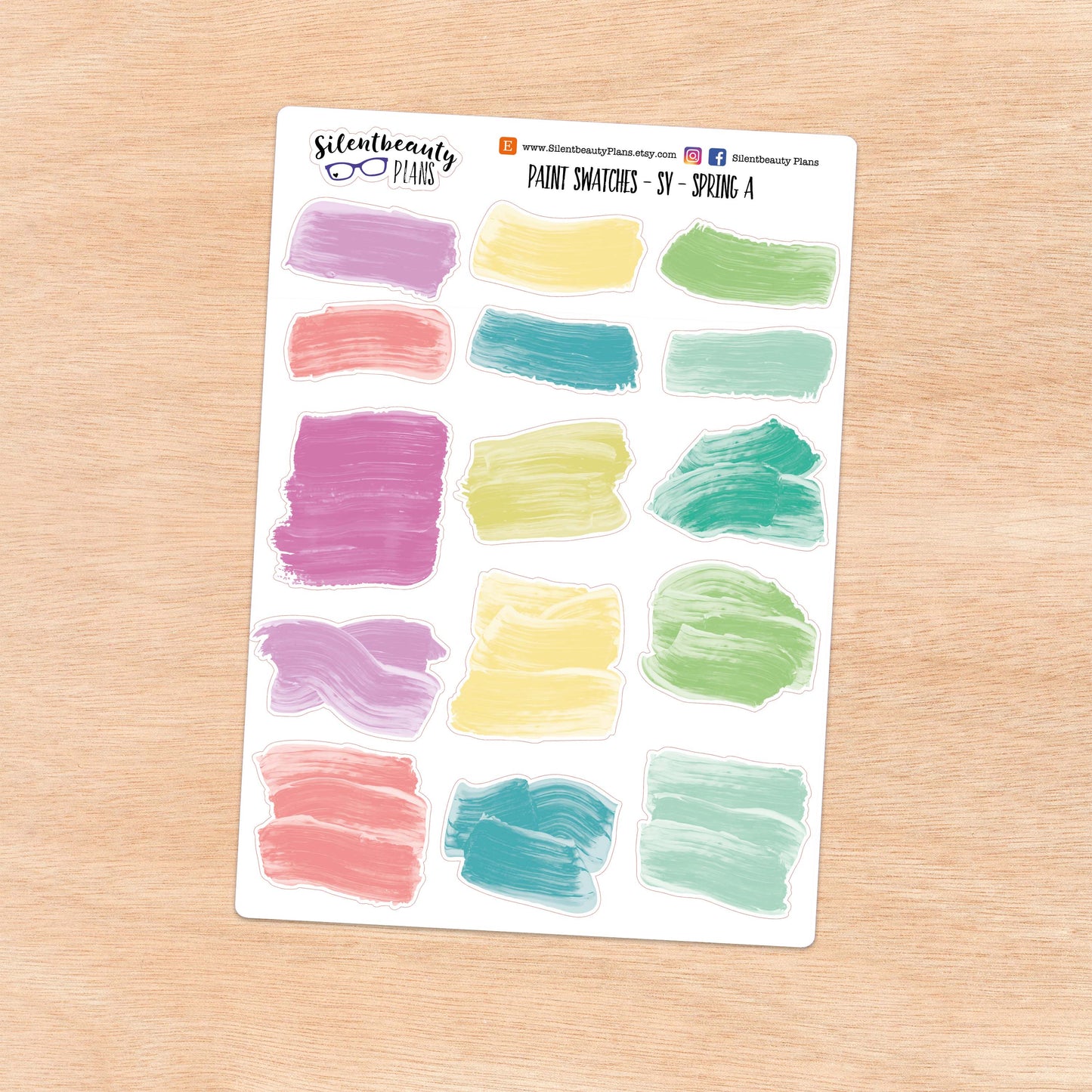 Paint Swatches | 7 Colour Options