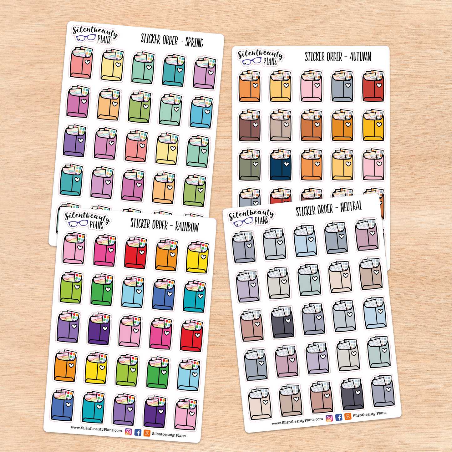 Sticker Happy Mail Icon Stickers | 2 Sizes | 4 Colour Options