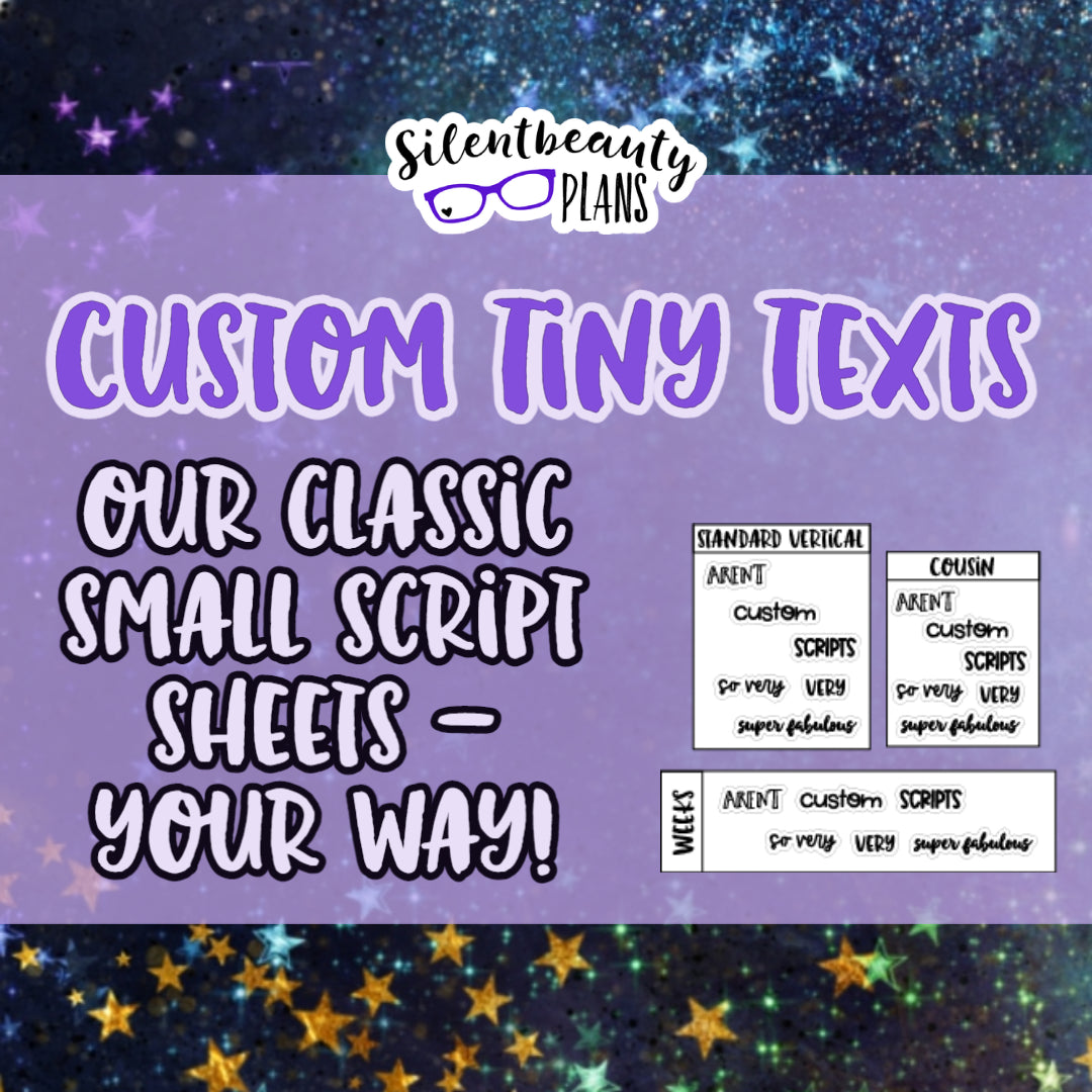 SCRIPT Custom Text Stickers