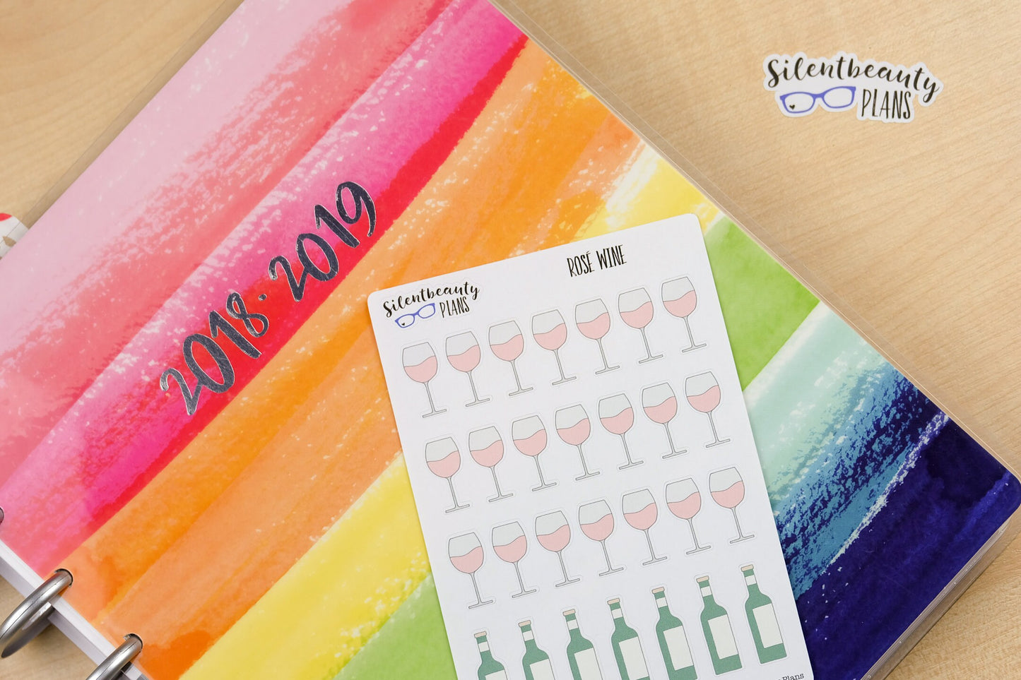 Wine Icon Stickers - Planner Stickers - UK