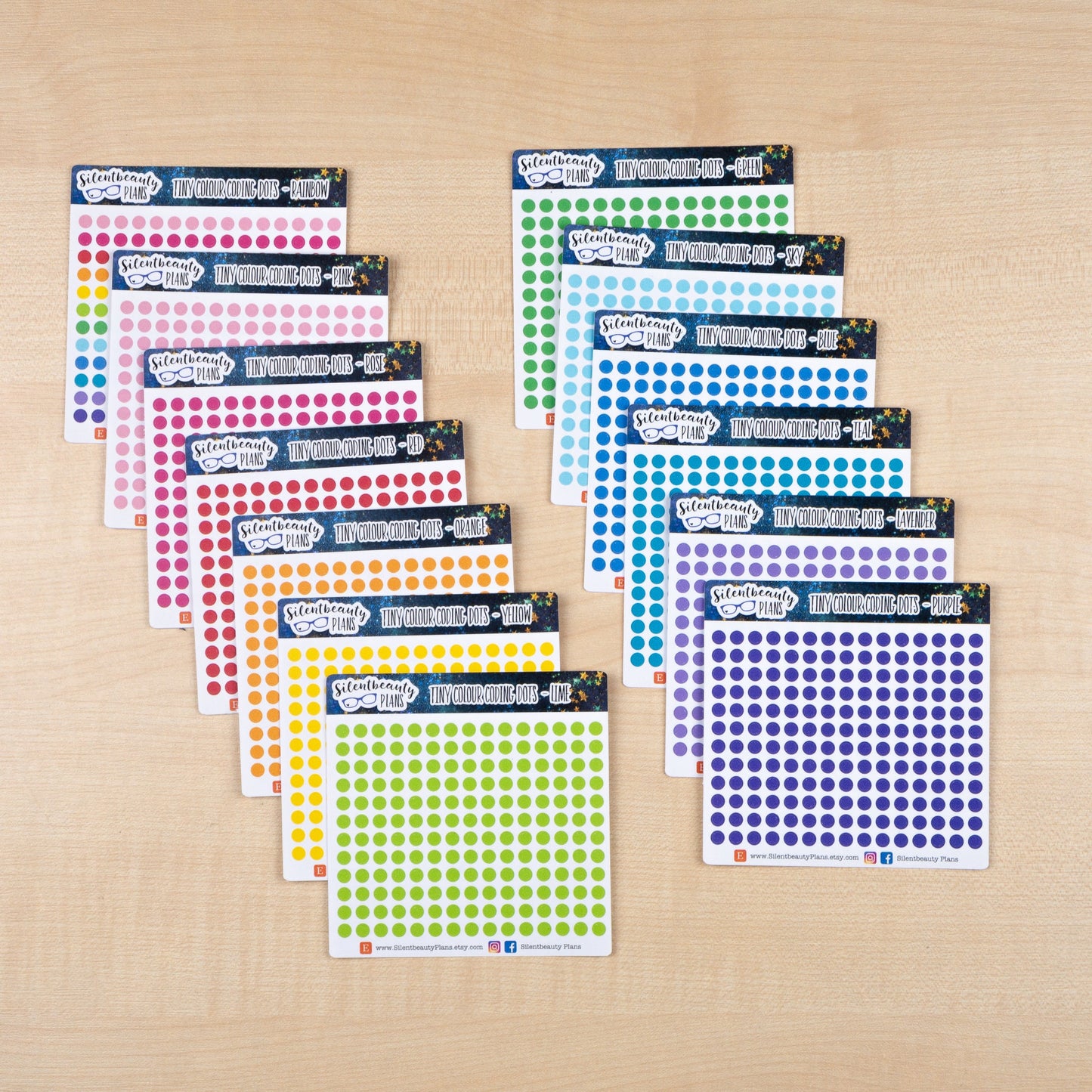 Tiny Colour Coding Dots | 180 dots