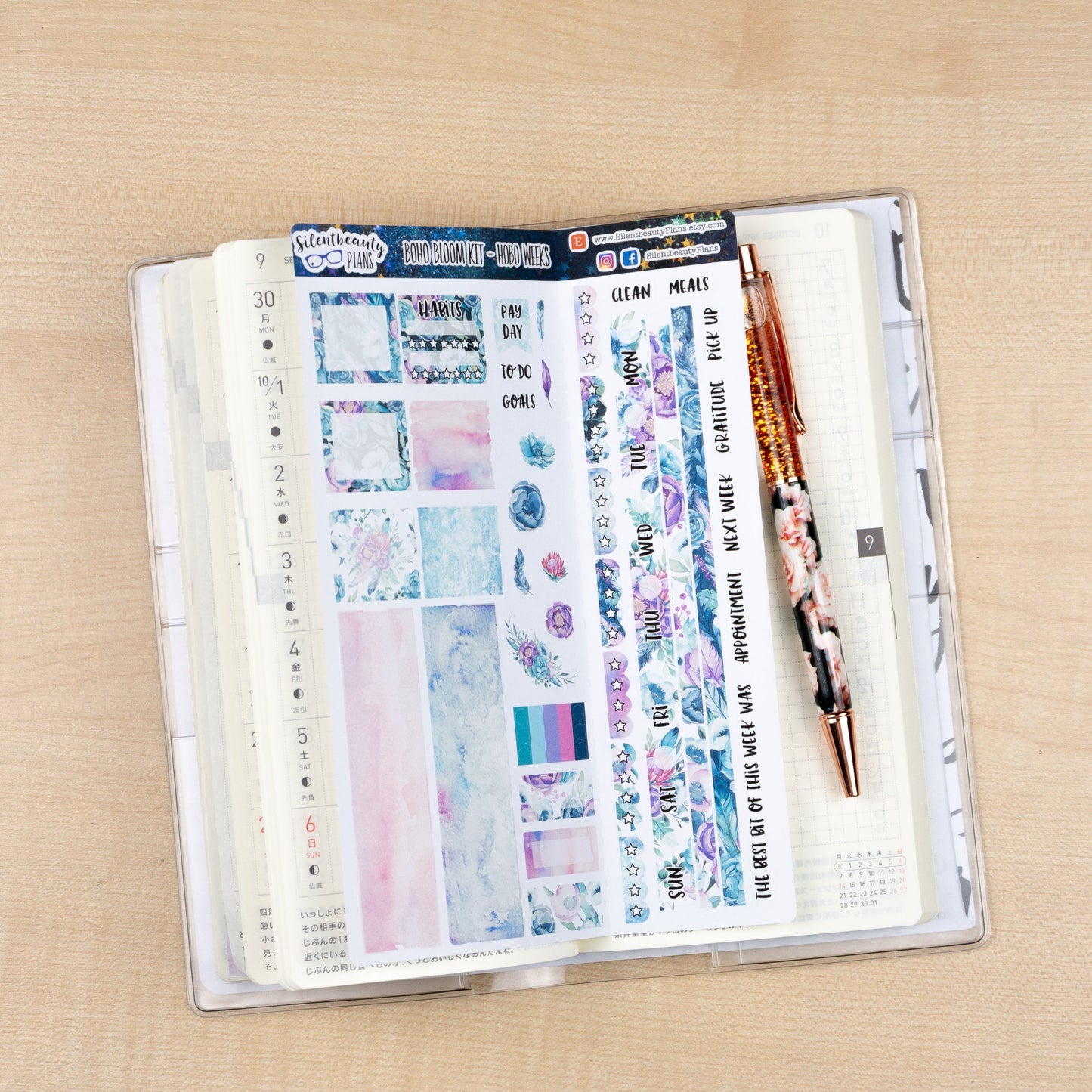 Boho Bloom | Hobonichi Weeks