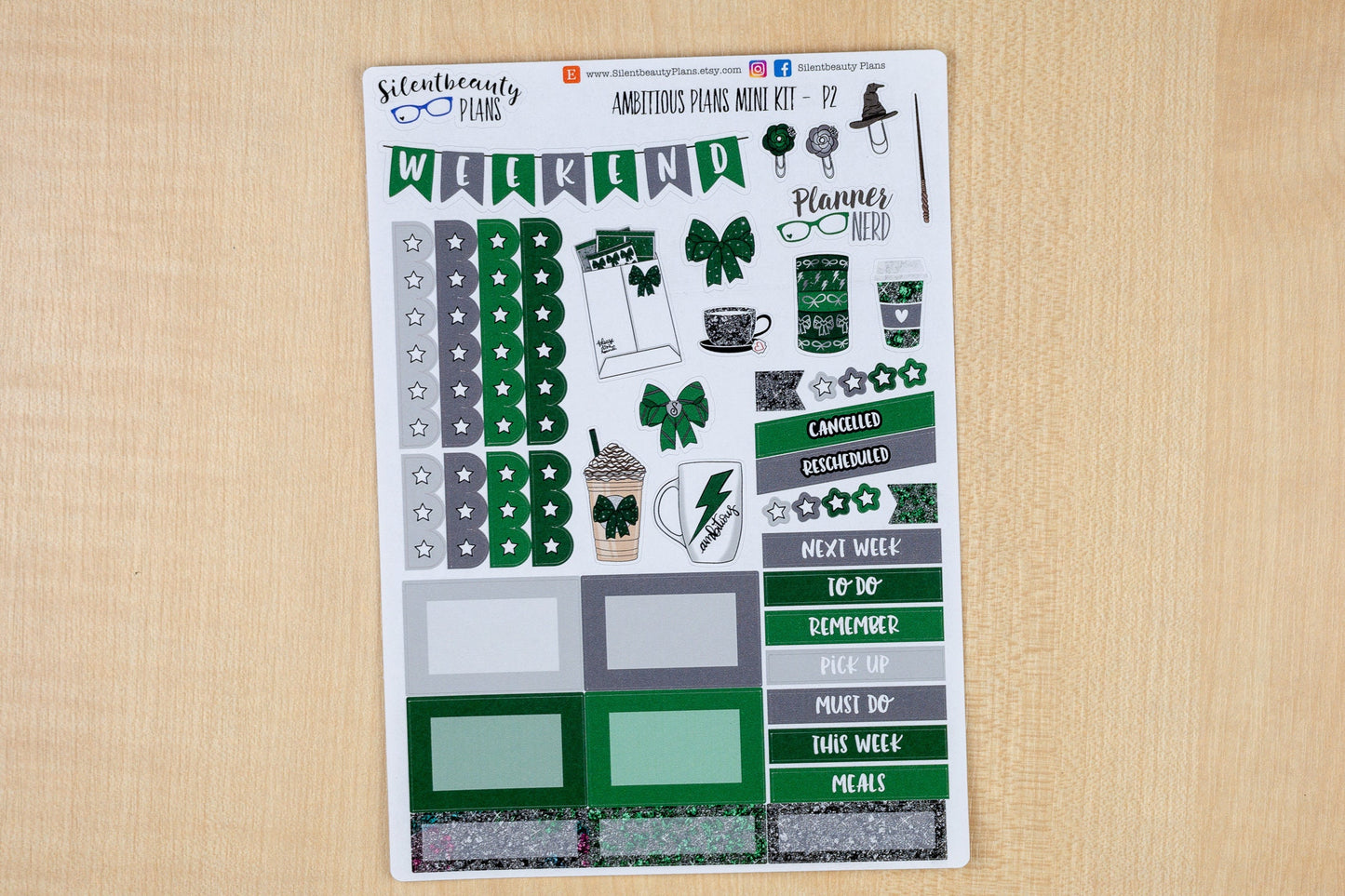 Ambitious Plans - Mini Sticker Kit