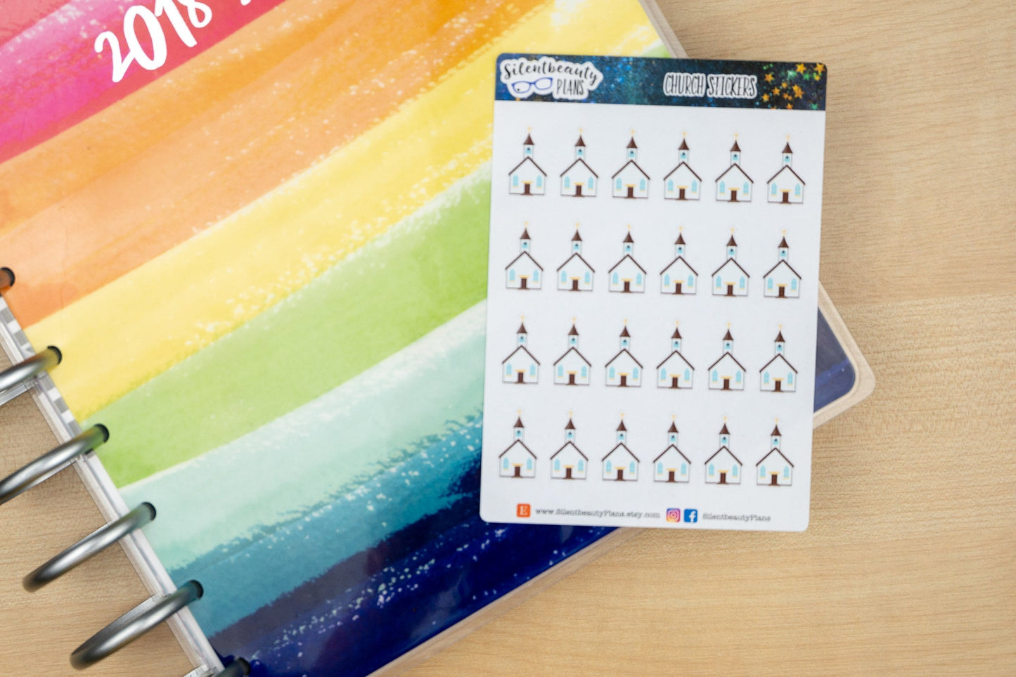 Church Icons | 24 stickers