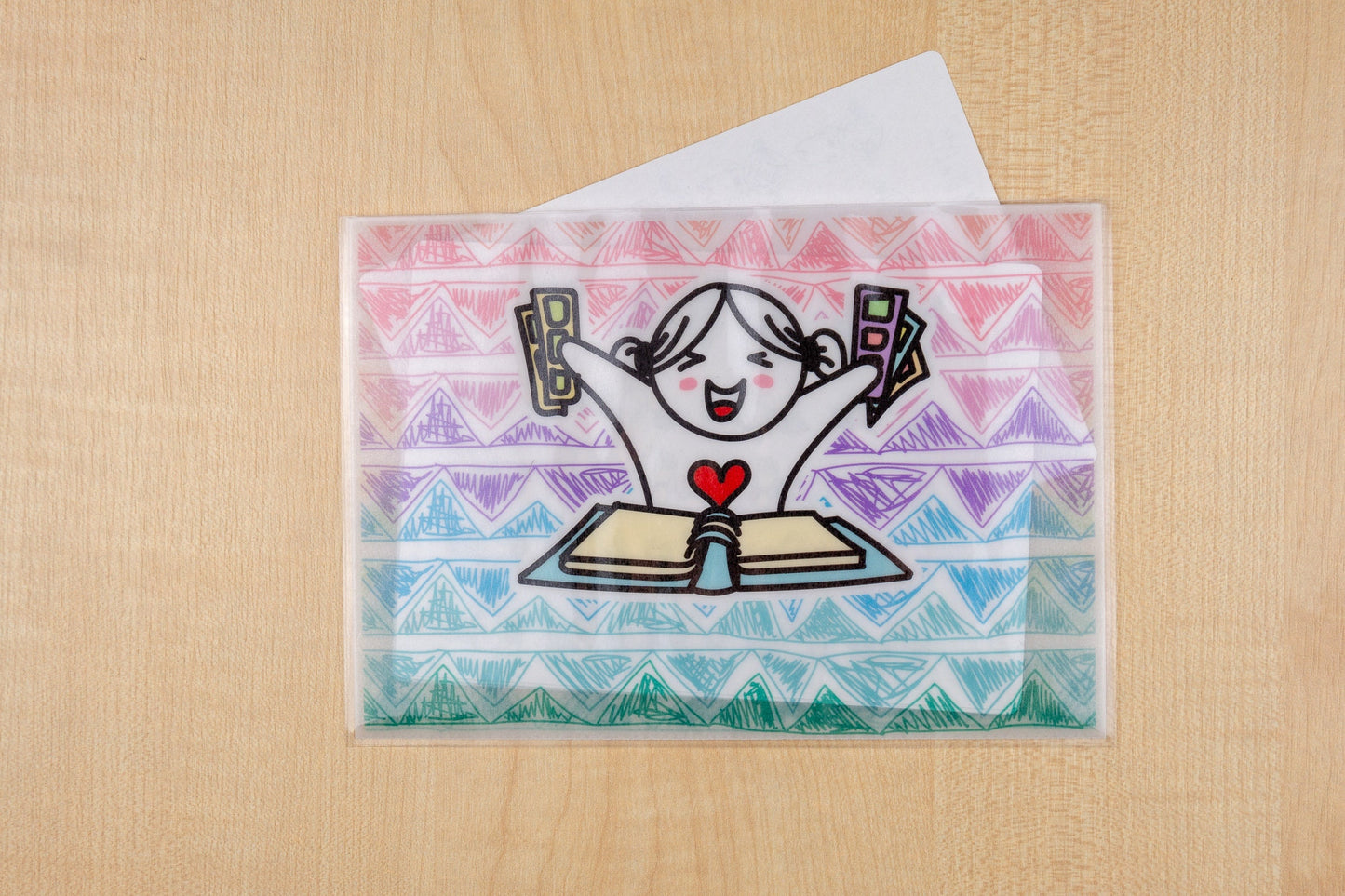 Lily Sticker Stash A6 Vellum Pouch
