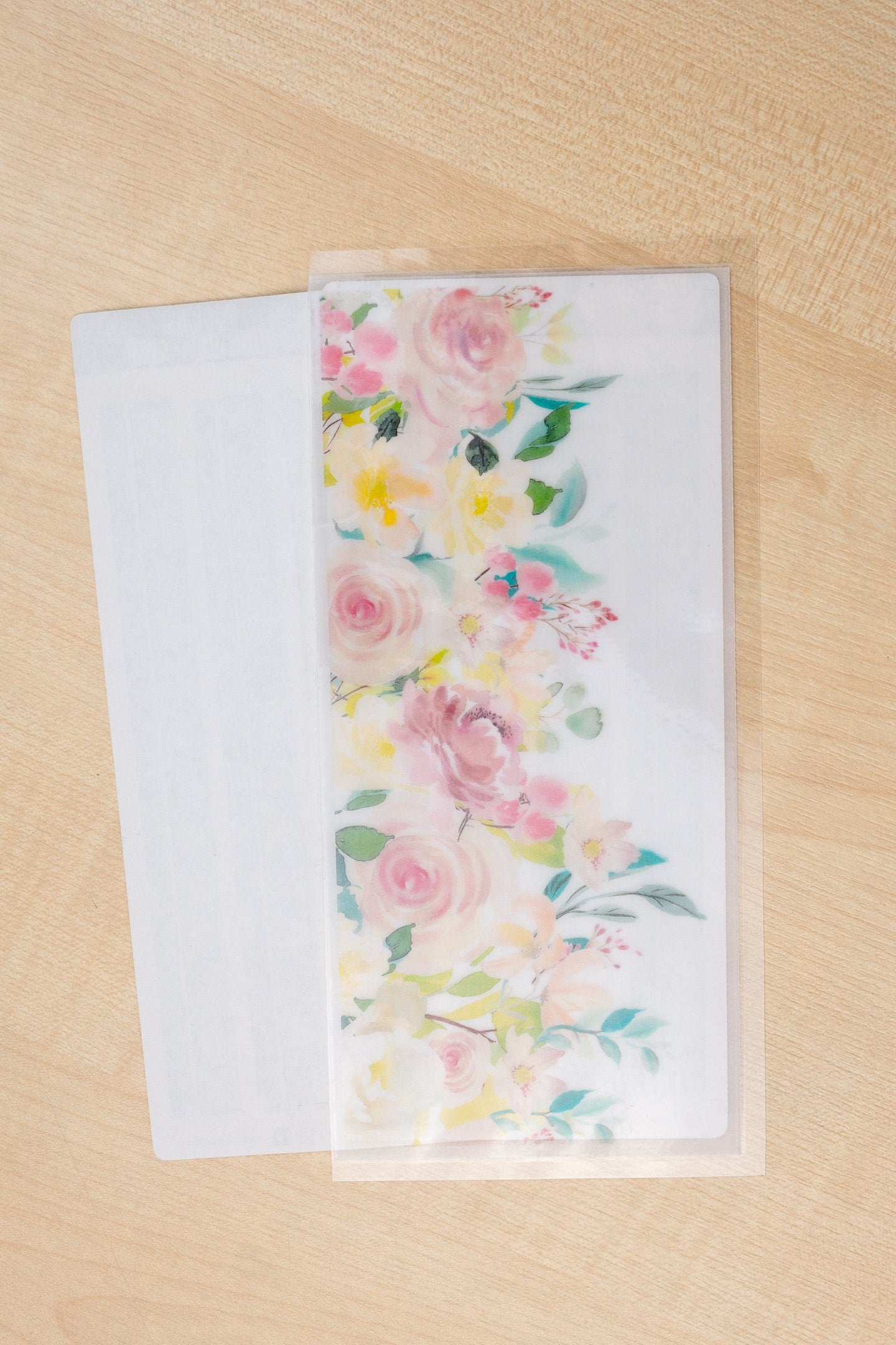 Whisper or Rainbow Scribbles Sticker Stash Vellum Pouch | Hobo Weeks Sticker Storage | Silentbeauty Plans | UK