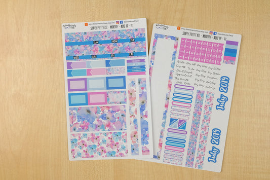 Simply Pretty Monthly Kit - Mini Happy Planner | Choose your Month -  Planner Stickers, UK