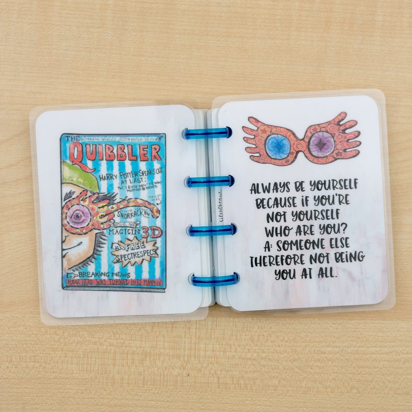 Quirky Witch Happy Planner Covers | 2 Disc Colour Options | Micro Happy Planner Cover Set | Planner Accessories | Hand Drawn Cover