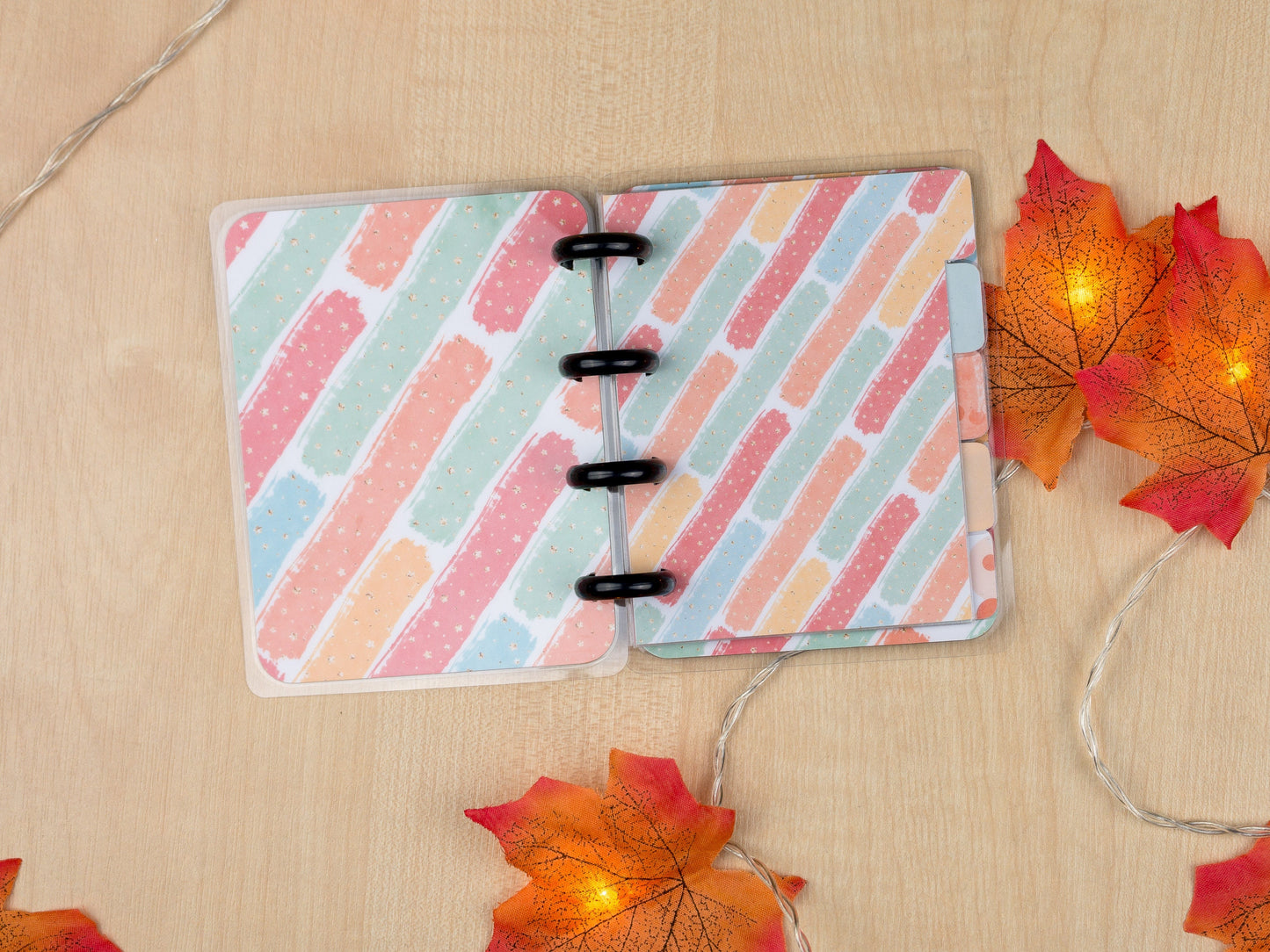 Evening Magical Scene Micro Happy Planner Covers | 1 Disc Colour Option | Micro Happy Planner Cover Set | Planner Accessories | Hand Drawn Cover