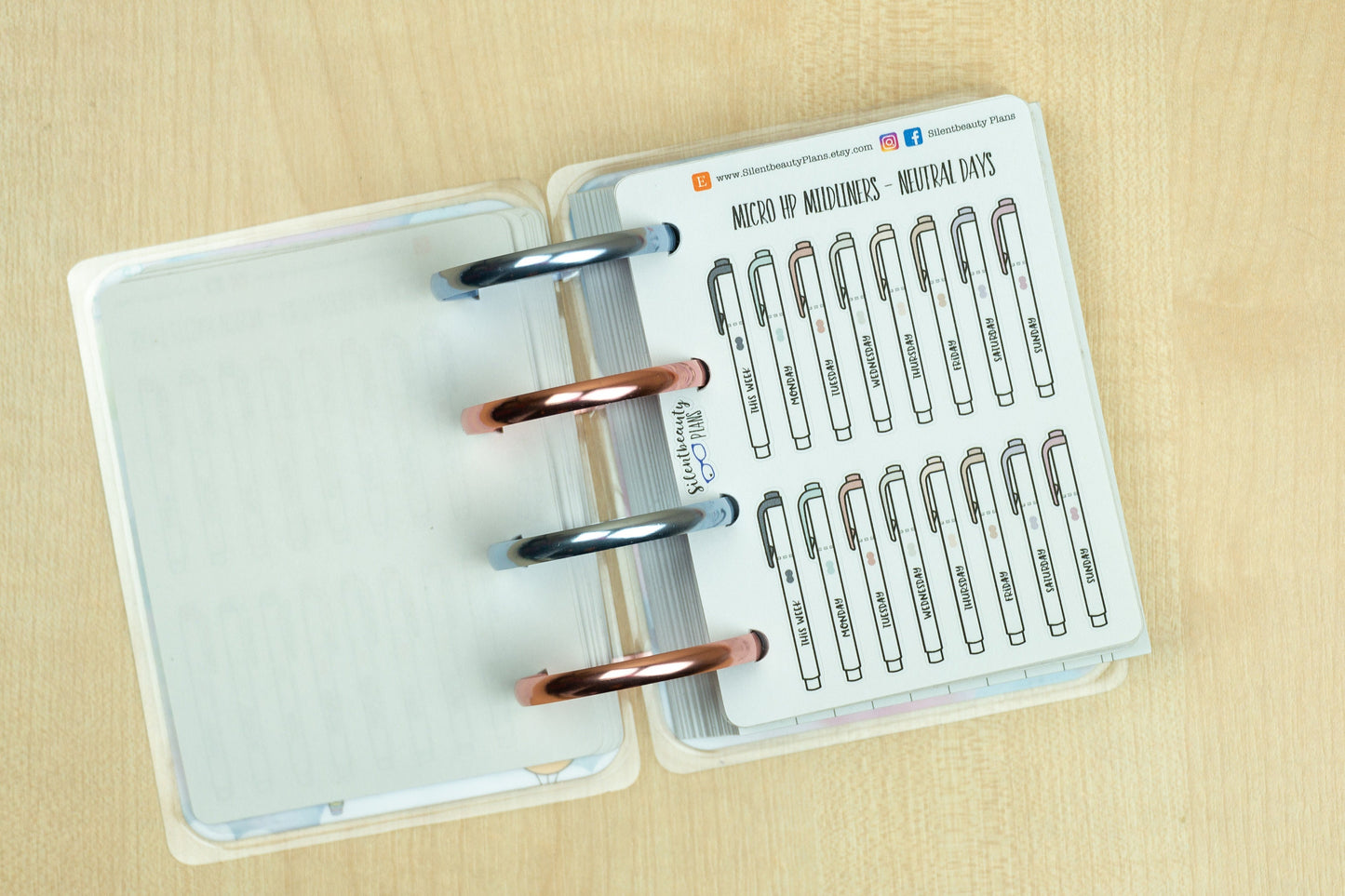 Week Days Mildliners | 8 Options | Micro Disc