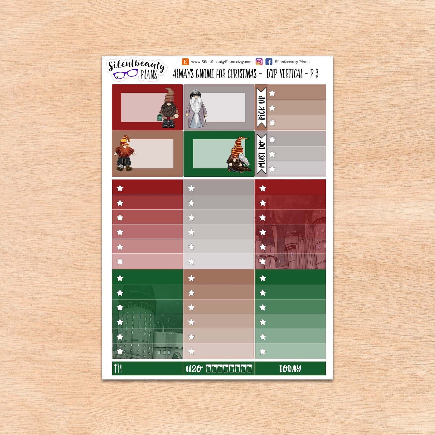 Always Gnome for Christmas - Weekly Sticker Kit