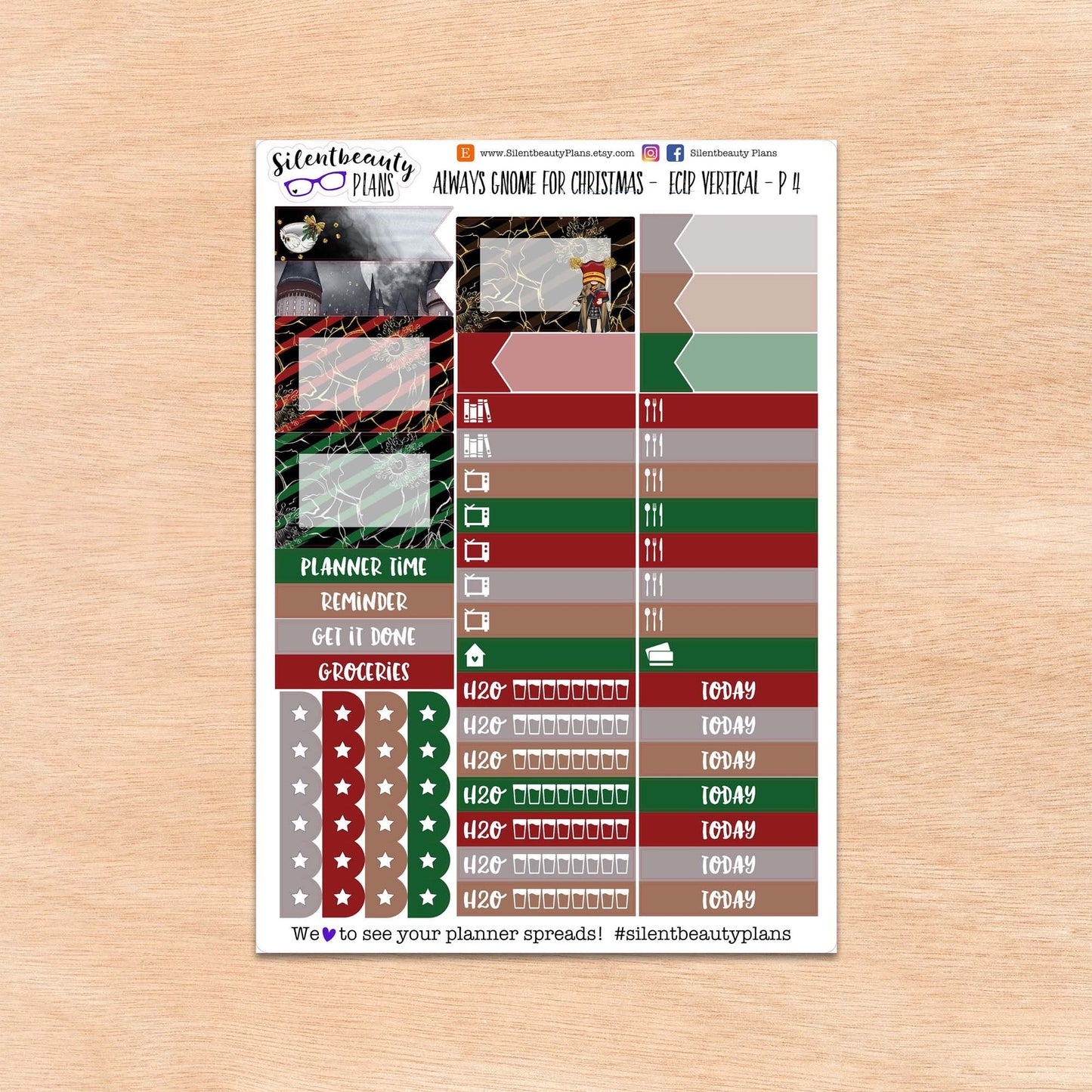 Always Gnome for Christmas - Weekly Sticker Kit