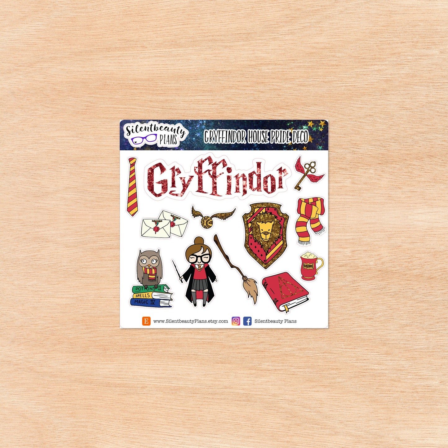 Wizarding School House Pride Deco | 4 Options