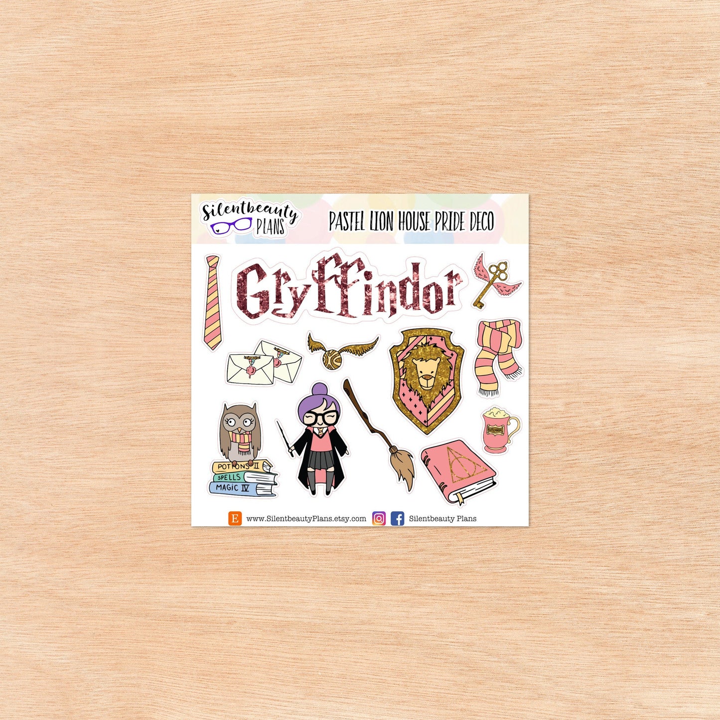 Wizarding School House Pride Deco | 4 Options
