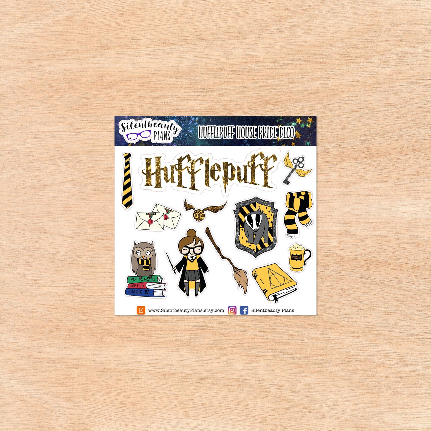 Wizarding School House Pride Deco | 4 Options