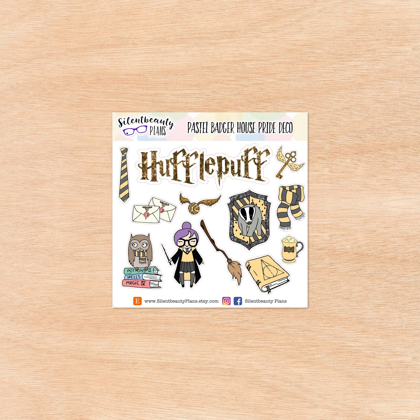 Wizarding School House Pride Deco | 4 Options