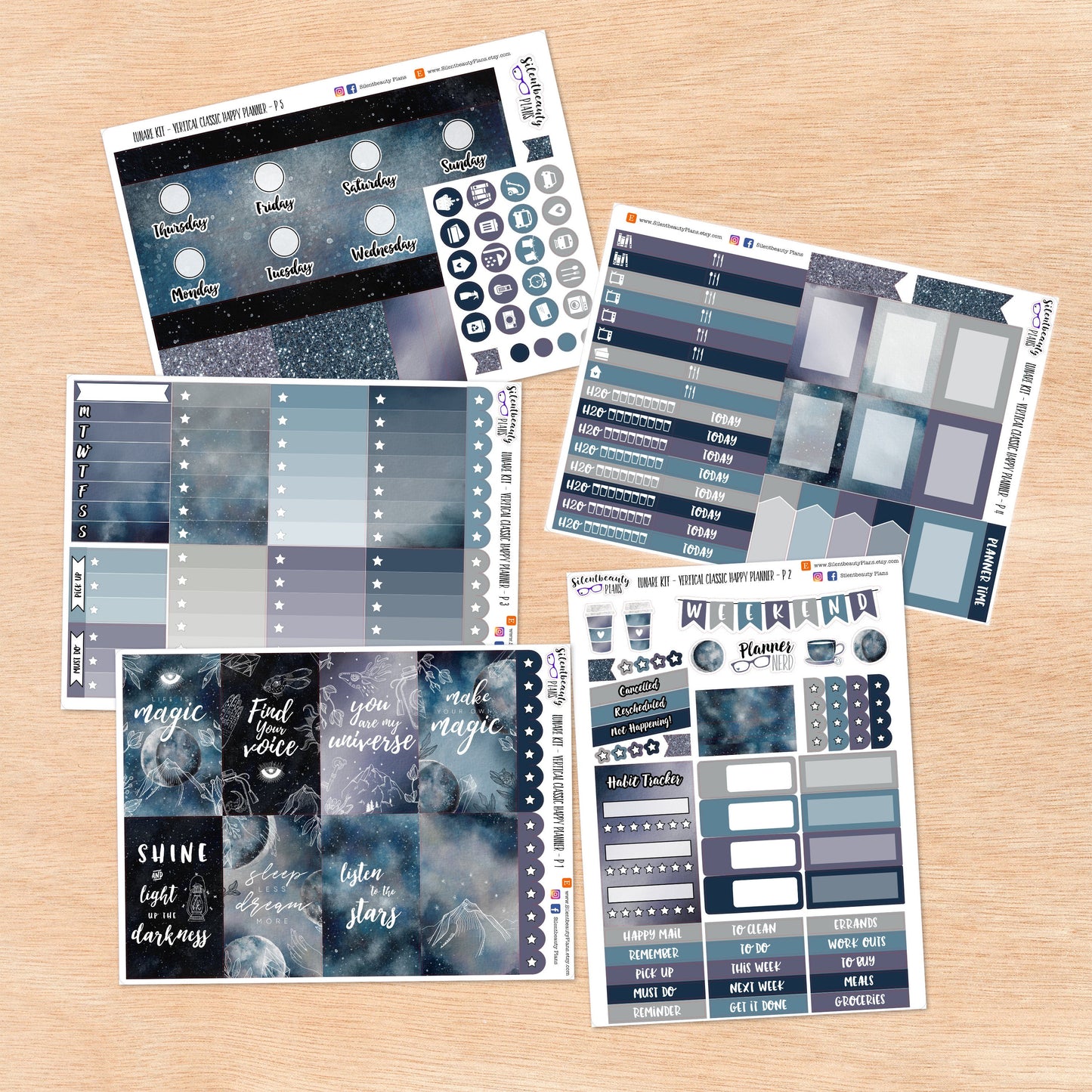 Lunare | Classic Happy Planner Vertical