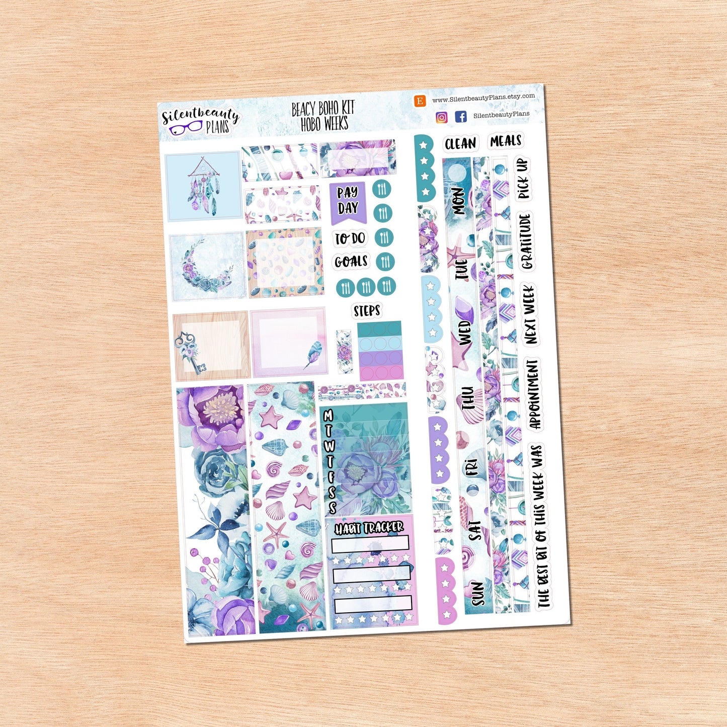 Beachy Boho | Hobonichi Weeks