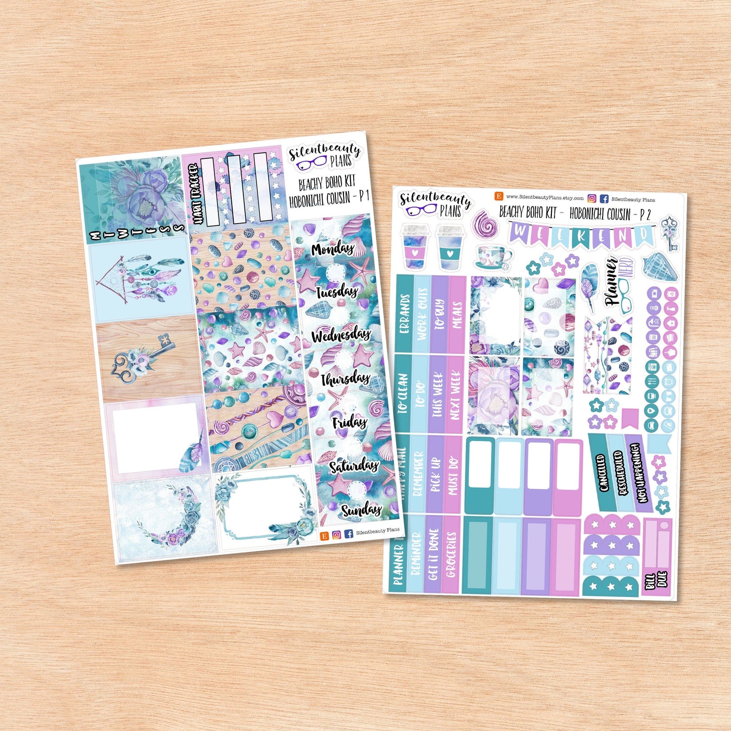 Beachy Boho | Hobonichi Cousin