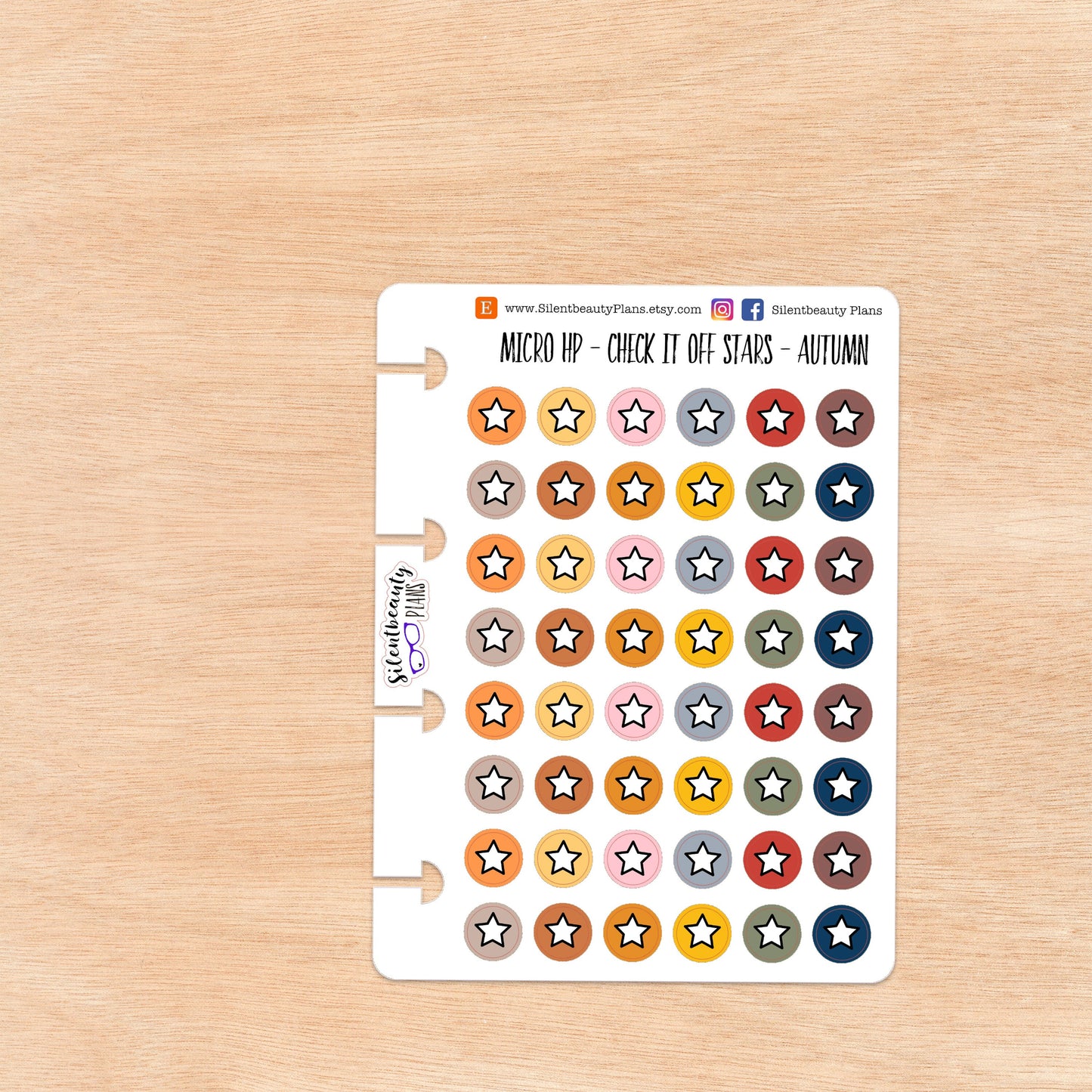 Star Check it Off Stickers | 4 Options | Micro Disc