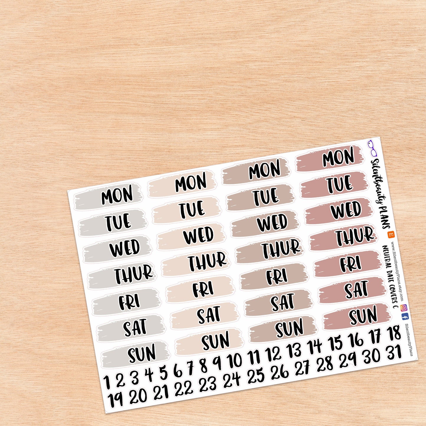 Solid Neutral Date Covers | 3 Options