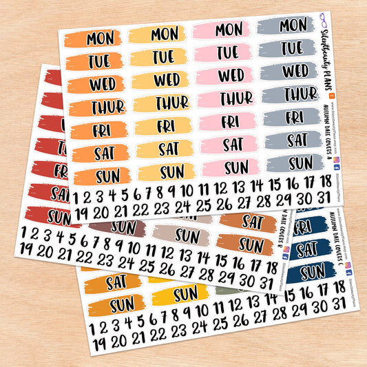 Solid Autumn Date Covers | 3 Options