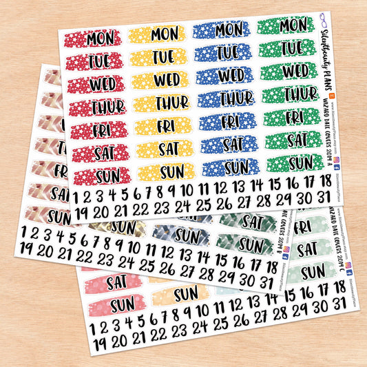 Patterned Date Covers | 6 Options
