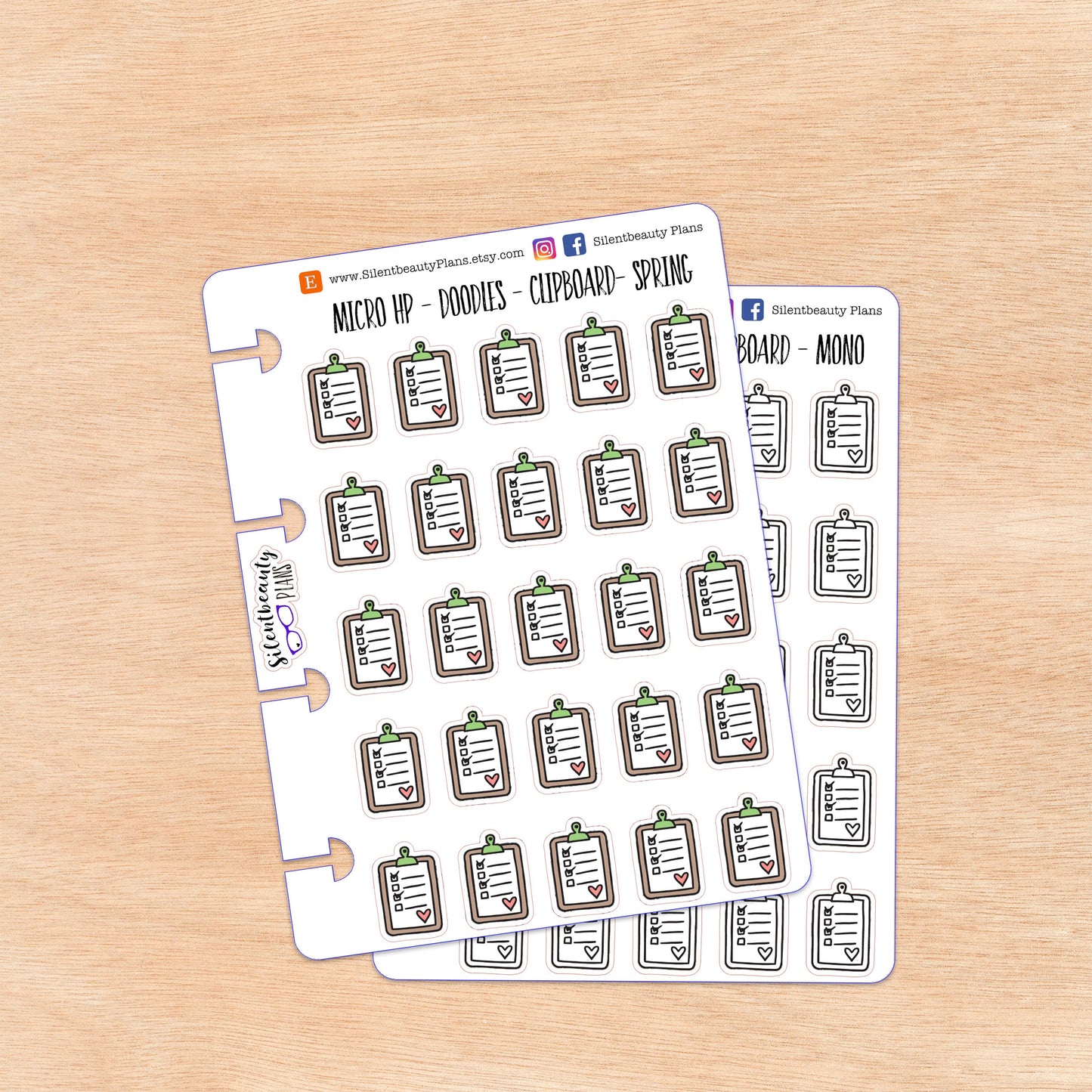 Doodle Clipboard | 4 Colour Options | Micro Disc