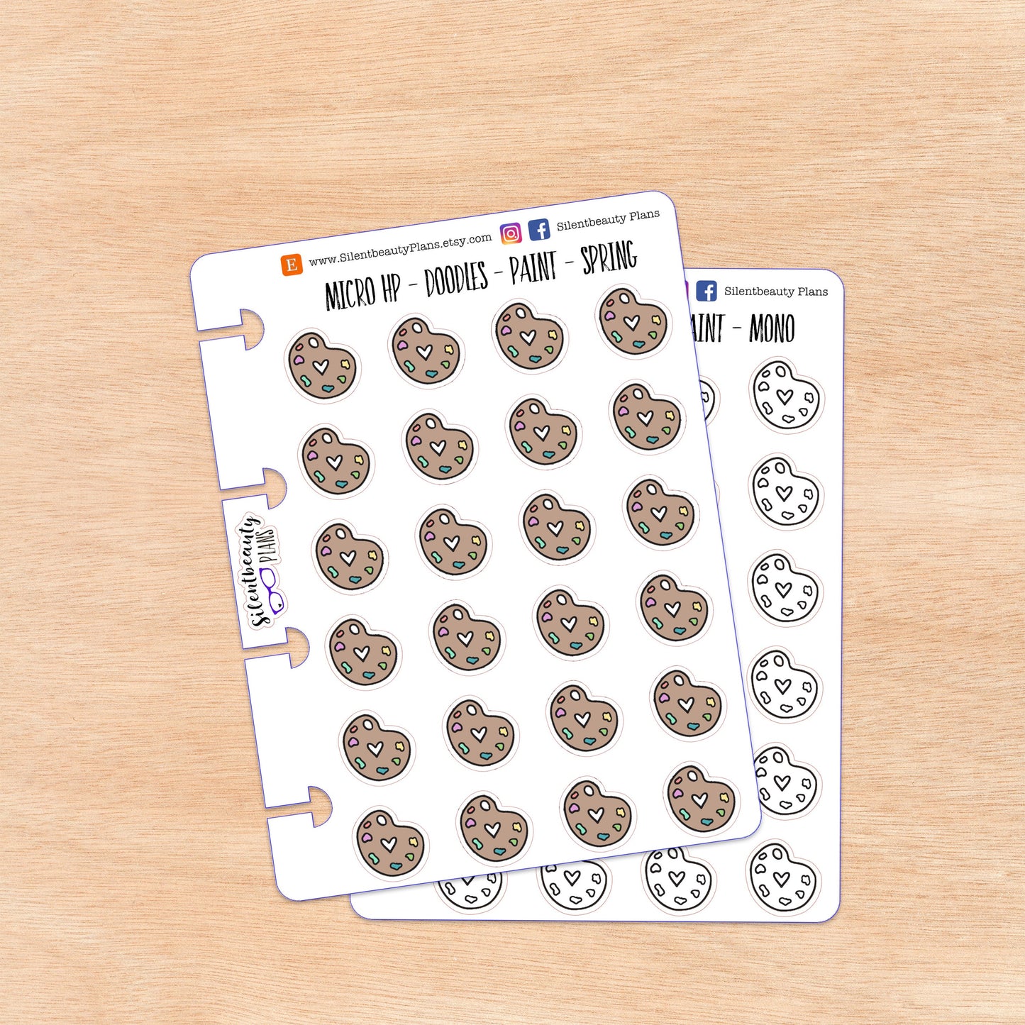 Doodle Paint - Palette | 4 Colour Options | Micro Disc
