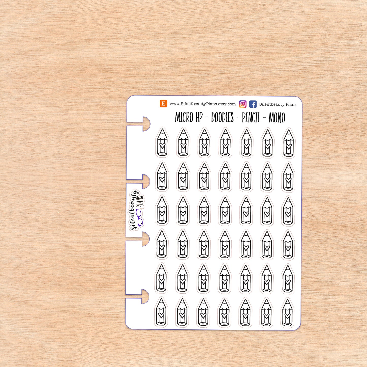 Doodle Pencil | 4 Colour Options | Micro Disc