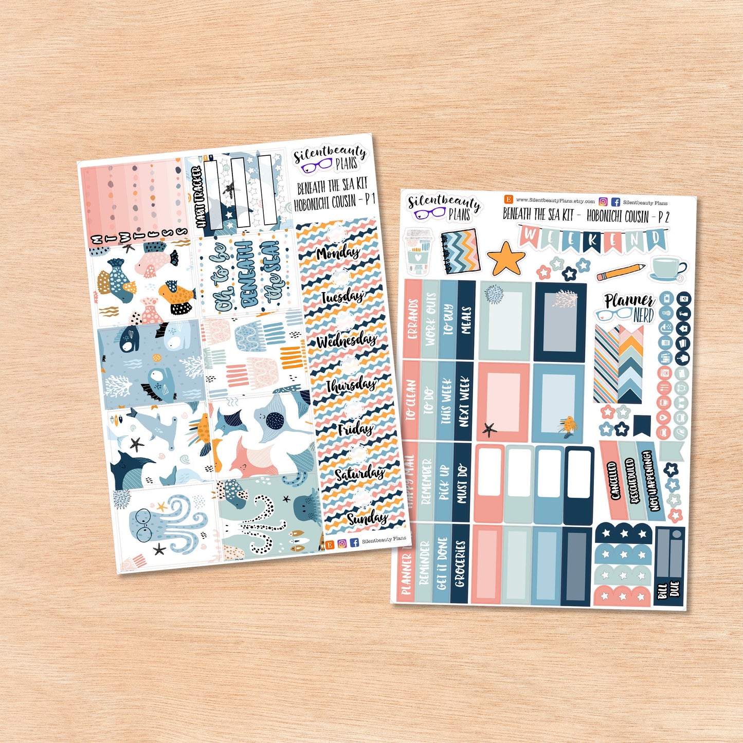 Beneath the Sea | Hobonichi Cousin