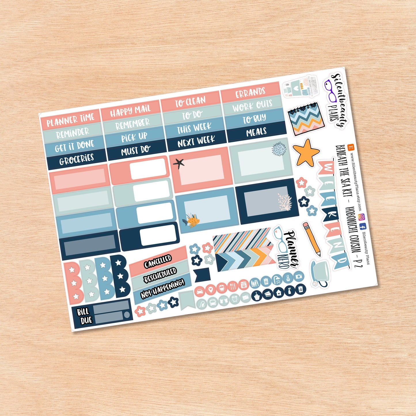 Beneath the Sea | Hobonichi Cousin