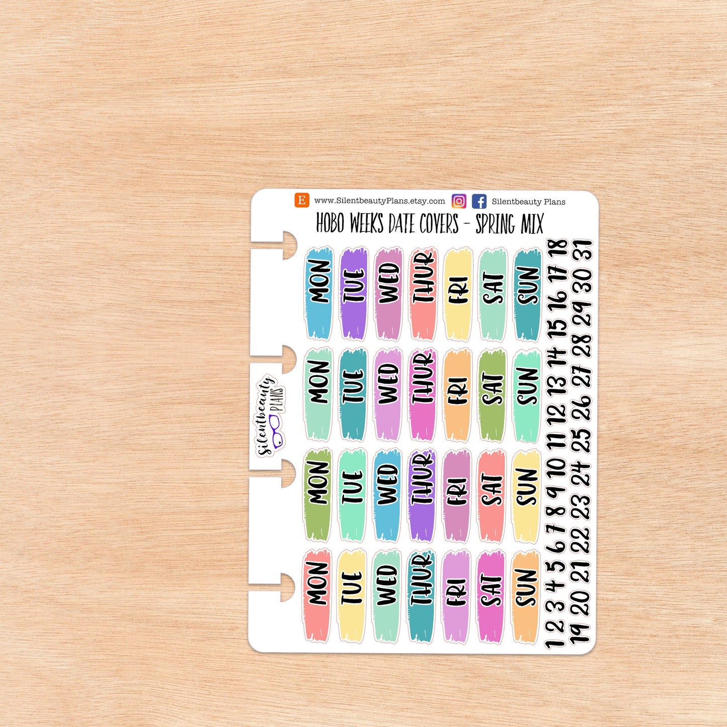 Hobo Weeks Spring Date Covers | 4 Options