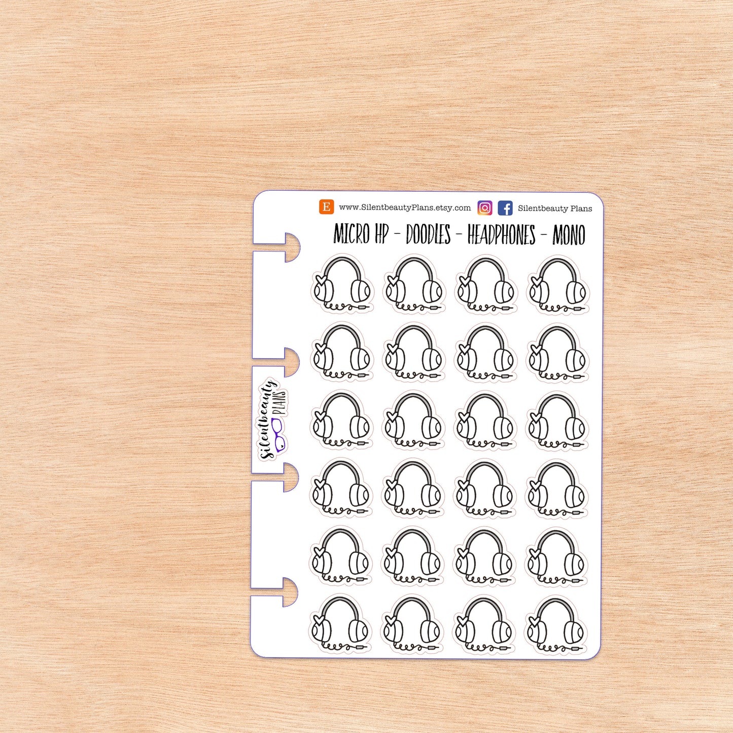 Doodle Headphones | 4 Colour Options | Micro Disc