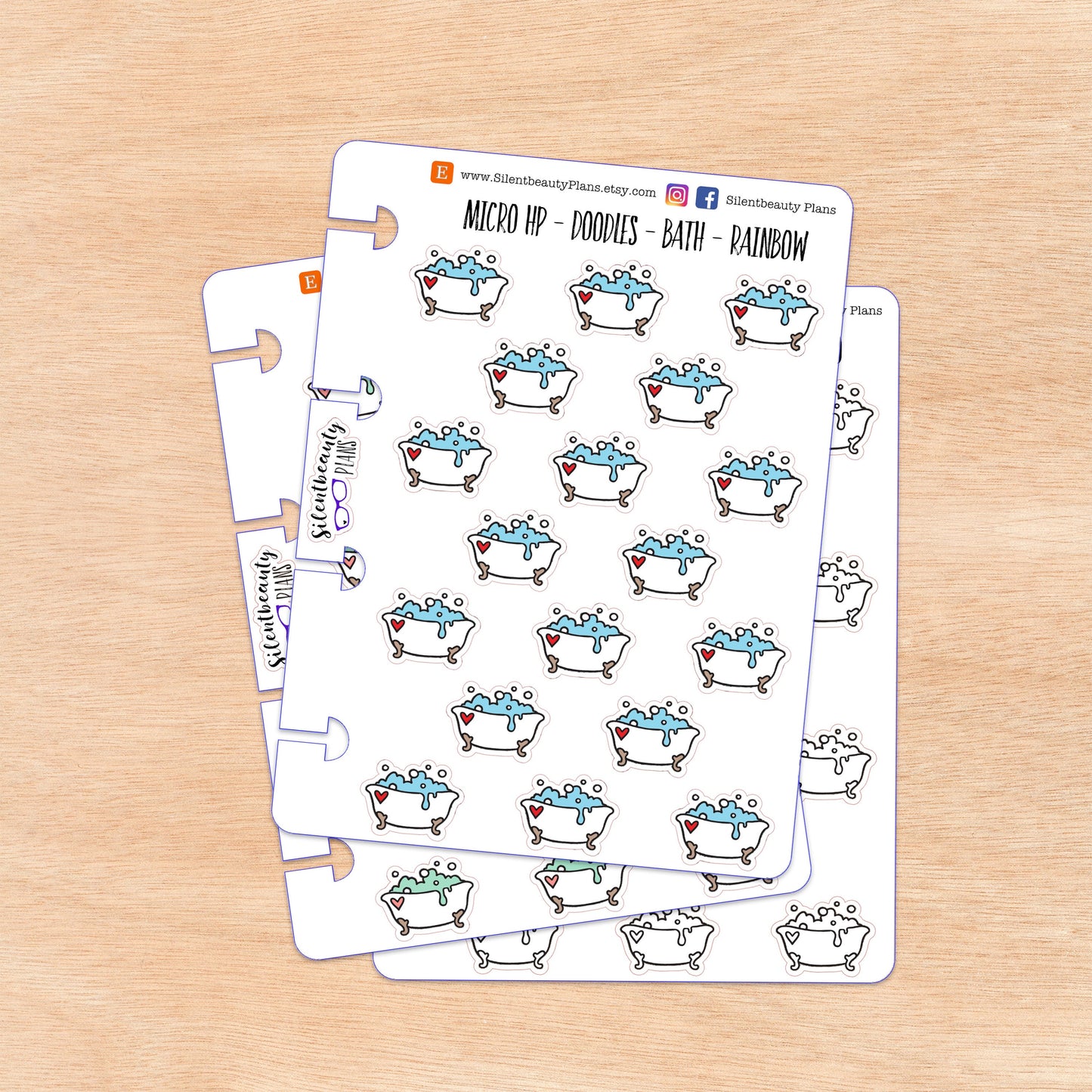 Doodle Bath| 4 Colour Options | Micro Disc